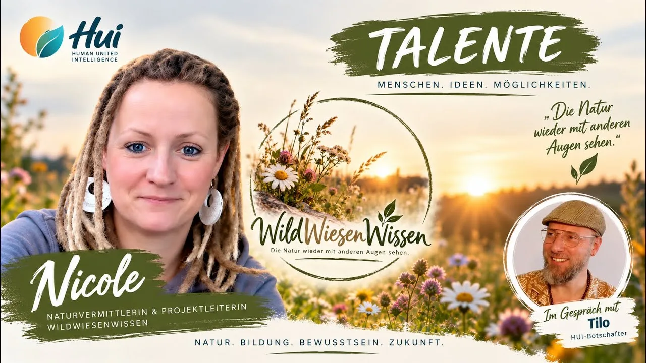 Nicole von WildWiesenWissen im Gespräch mit HUI-Botschafter Tilo